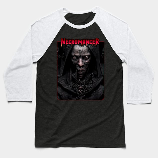 The Necromancer Baseball T-Shirt by Art_Inspired_Simulation